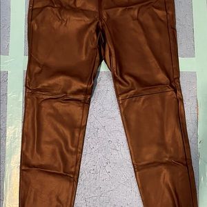 Michael Kors black faux leather pants. Size 12. Never worn